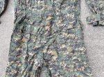 画像4: 米軍実物 New Chef ウッドランド ピクセル  　カバーオール　LARGE (4)