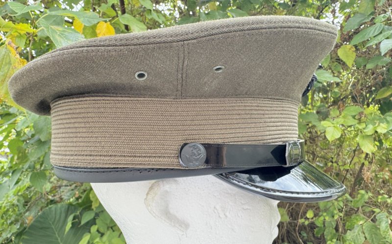 画像2: 米軍実物 US MARINE 将校 サービス ドレス キャップ    7-3/8 (2)