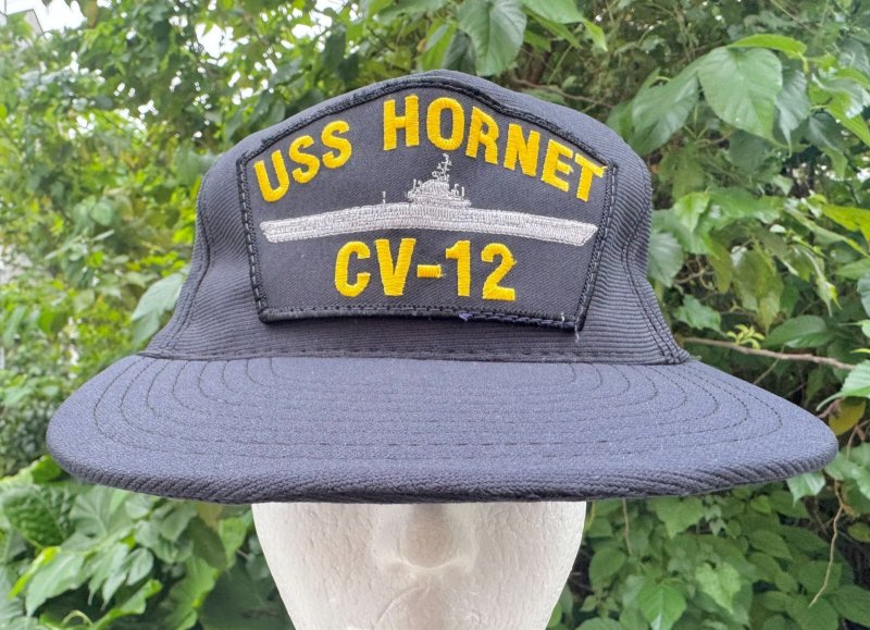 画像1: 米軍放出品 US NAVY ホーネット ( USS Hornet, CV/CVA/CVS-12 キャップ (1)