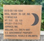 画像2: 米軍実物 2024年8月検【SOPAKCO】MREレーション非常食/戦闘食 MENU-A (2)