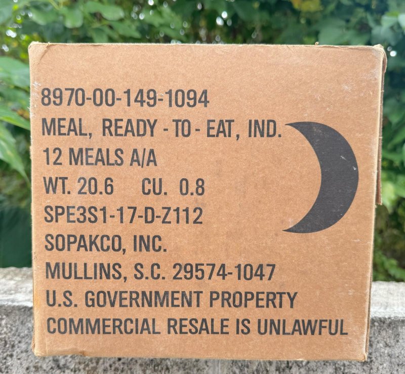 画像2: 米軍実物 2024年8月検【SOPAKCO】MREレーション非常食/戦闘食 MENU-A (2)