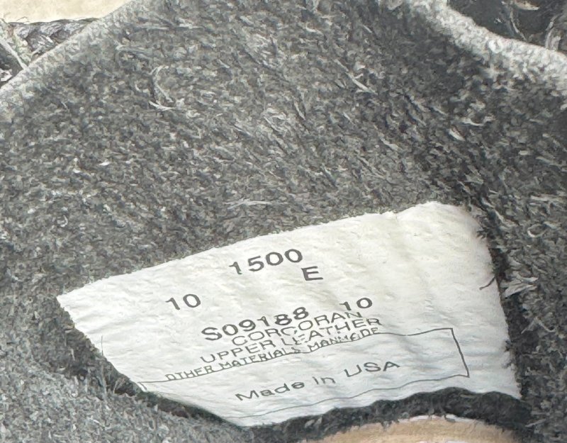 画像14: 米軍実物 コーコラン 12ホール ジャンプ ブーツ コーコラン 10 E (14)