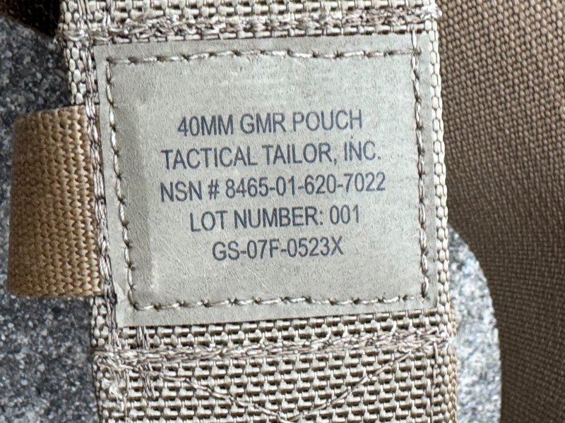 画像7: 米軍実物 TACTICAL TAILOR  40mm 12rd BELT グレネード 12連 ベルト (7)