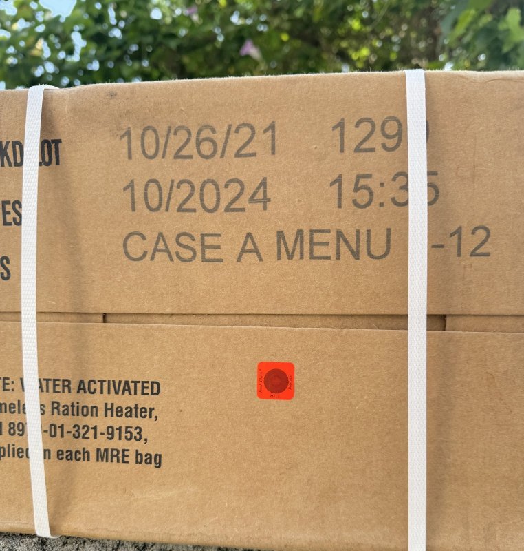 画像6: 米軍実物 2024年10月検【アメリカル】MREレーション/戦闘食 MENU-A (6)