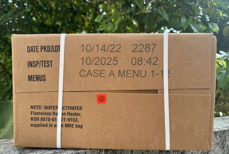 画像5: 米軍実物 2025年10月検【アメリカル】MREレーション非常食/戦闘食 MENU-A (5)