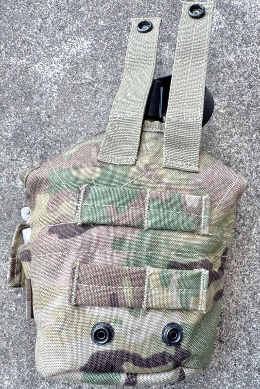 画像3: 米軍実物 キャンティーン　   ポーチ サバイバルマッチ セット マルチカム (3)