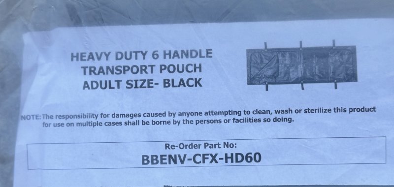 画像6: 米軍実物 未使用品 納体袋 デッドボディバッグ ポリエステル 耐荷重 204kg 担架/寝袋/映画/撮影用 (6)