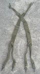 画像1: 米軍実物 SUSPENDER PACK FIELD CARGO AND COMBAT  X型 サスペンダー　 (1)