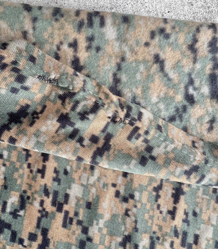 画像5: 米軍放出品 ウッドランド ピクセル マーパット ブランケット  マルチカバー (5)