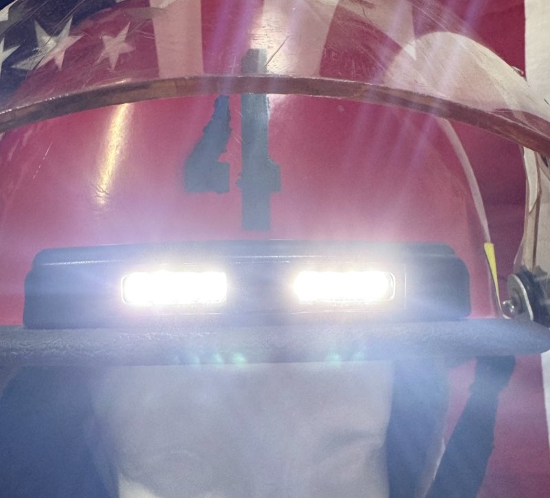 画像11: 米海軍実物 Bullard U.S.NAVY ファイヤーマン 消防士 ヘルメット LEDライト  (11)