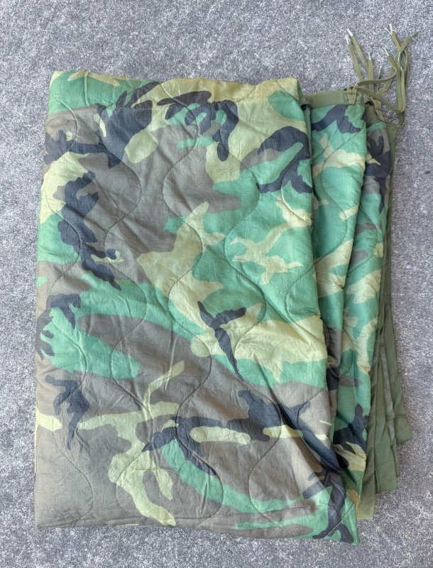 画像3: 米軍実物 ポンチョライナー  ウッドランドカモ 迷彩　 (3)