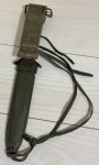 画像2: 米軍実物 M8A1 ナイフ 銃剣 ナム戦 シース USM8A1 バヨネット ナイフ  (1) (2)