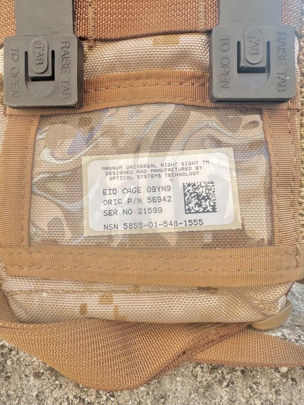 画像9: 海兵隊実物 Optical Systems Technology Inc. ナイトビジョン・スナイパースコープ キャリングケース (9)