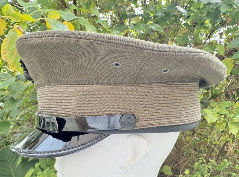 画像4: 米軍実物 US MARINE 将校 サービス ドレス キャップ    7-3/8 (4)