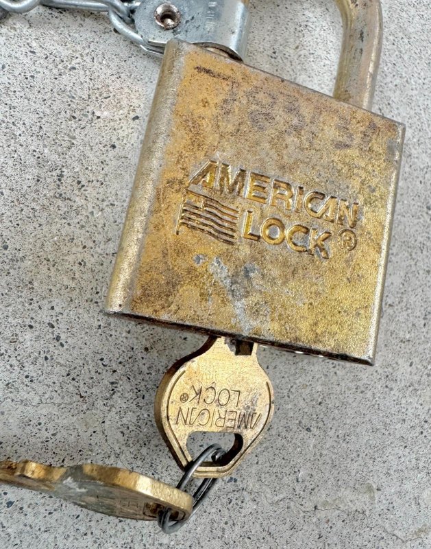 画像6: 米軍実物 軍用 AMERICAN LOCK 5200 南京錠 (6)