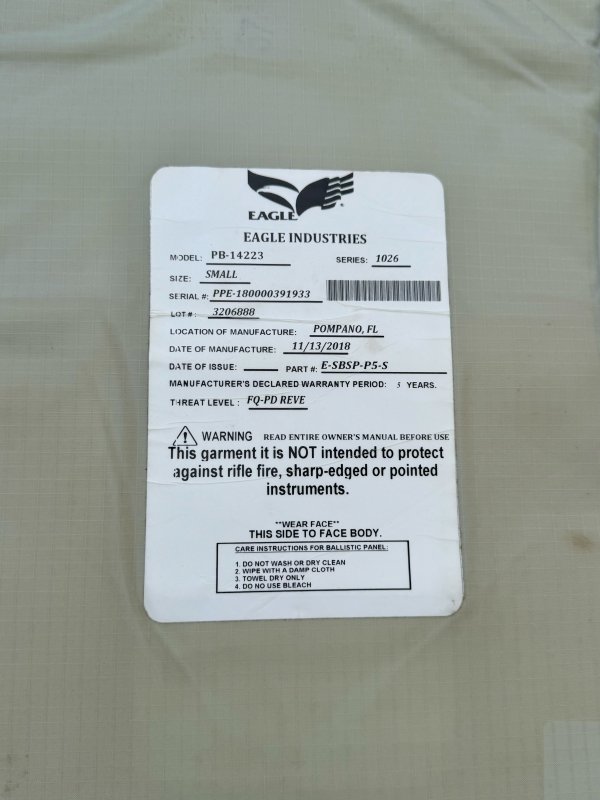 画像11: 米軍実物 Eagle製 CIACS Aircrew -   アサルト マルチカム プレートキャリア　S (11)