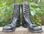 画像1: 米軍実物 コーコラン 12ホール ジャンプ ブーツ コーコラン 10 E (1)