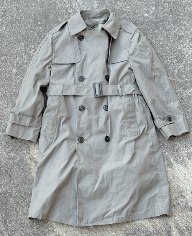 画像1: 米軍実物 海兵隊　トレンチコート　38XS (1)