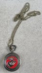 画像1: 米軍放出品 海兵隊 USMC 懐中時計 ネックレス (1)