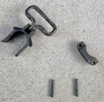 画像1: 米軍実物 M4 M16 COLTフロント サイドスリング アダプター ピン (1)