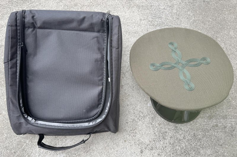 画像10: 米軍実物 US MARINE 将校 サービス ドレス キャップ    7-3/8 (10)