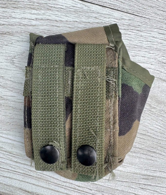 画像5: 米軍実物 グレネード ポーチ MOLLE II  ウッドランド (5)