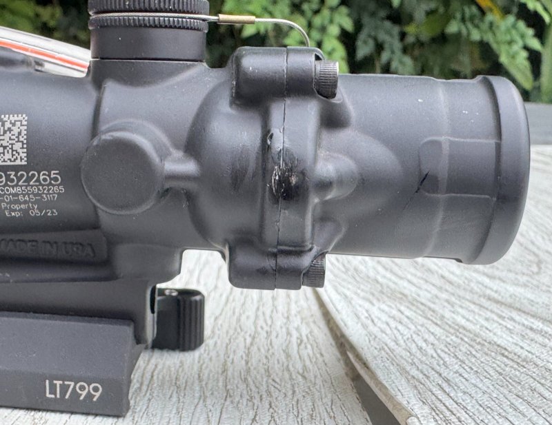 画像10: 海兵隊実物 トリジコン Trijicon ACOG 4x32 BAC Riflescope (10)