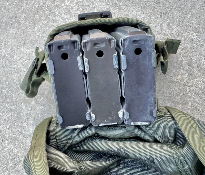 画像10: 米軍実物 M16 30連 マガジンポーチ (10)