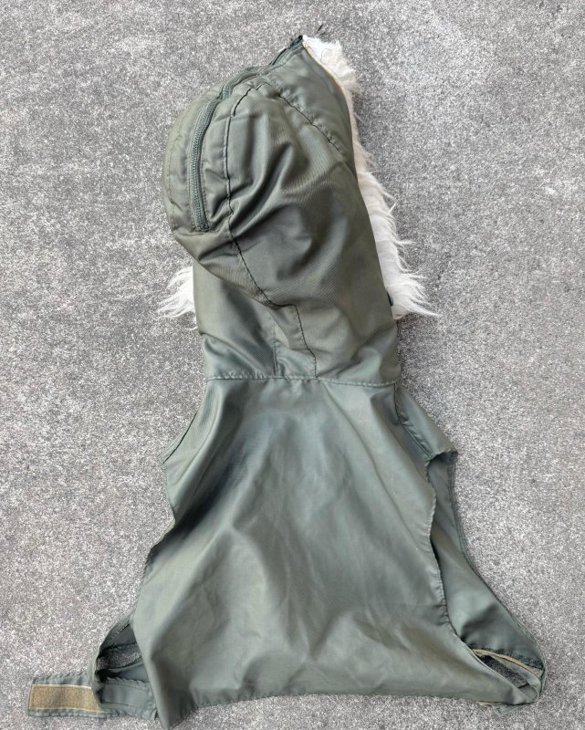画像3: 米軍実物 ALPHA HOOD WINTER FLYERS ビンテージ フード (3)