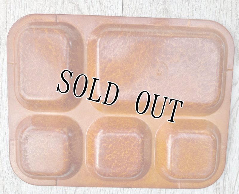 画像2: 米軍実物 ハルシー製 ミリタリー Halsey メラミン メストレー プレート　(1) (2)