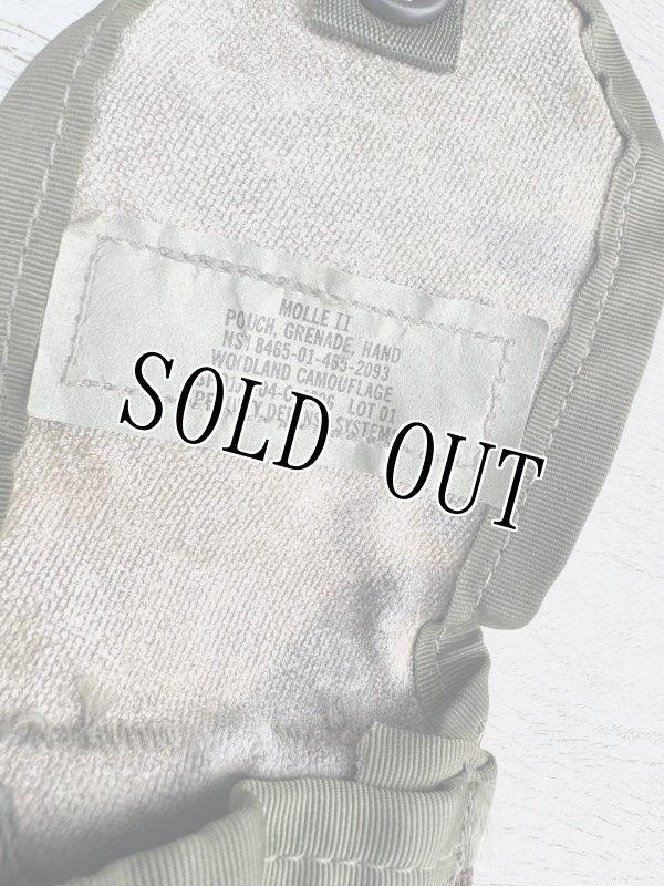 画像4: 米軍実物 グレネード ポーチ MOLLE II  ウッドランド (4)