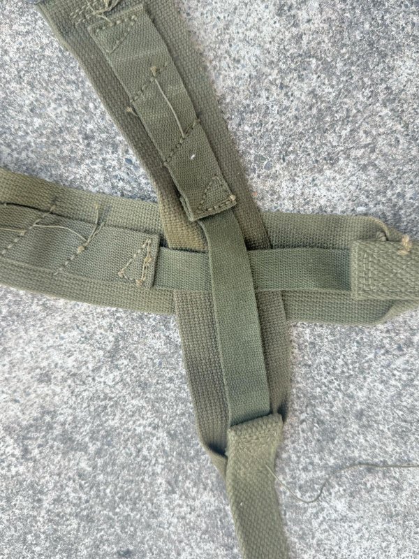 画像12: 米軍実物 SUSPENDER PACK FIELD CARGO AND COMBAT  X型 サスペンダー　 (12)