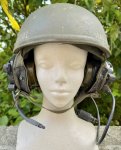 画像1: 米軍実物 CVC ヘルメット HELMET COMBAT VEHICLE CREWMANS DH-132B インナーセット (1)