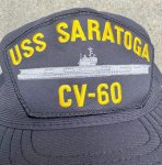 画像6: 米軍放出品 US NAVY 航空母艦 USSサラトガ (CV-60) キャップ (6)