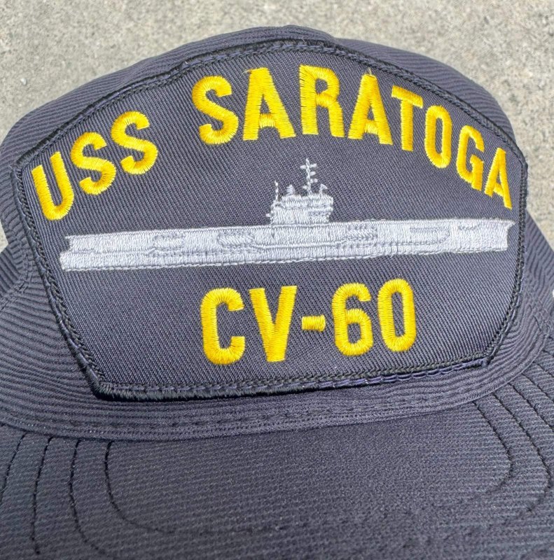 画像6: 米軍放出品 US NAVY 航空母艦 USSサラトガ (CV-60) キャップ (6)