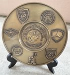 画像2: 米軍実物 USMC モニュメント 250th Marine Corps Birthday プレート (2)