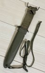 画像1: 米軍実物 M8A1 ナイフ 銃剣 ナム戦 シース USM8A1 バヨネット ナイフ  (1) (1)