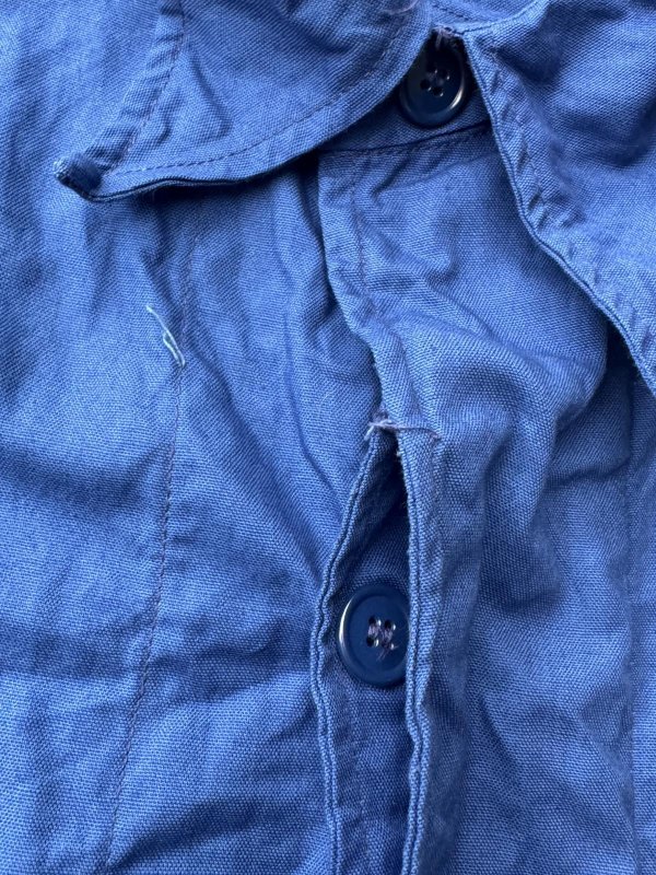 画像3: 米軍実物 U.S.MEDICAL 50's CONVALESCE NT ショートスリーブ メディカル シャツ  (3)