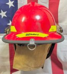 画像6: 米海軍実物 Bullard U.S.NAVY ファイヤーマン 消防士 ヘルメット LEDライト  (6)