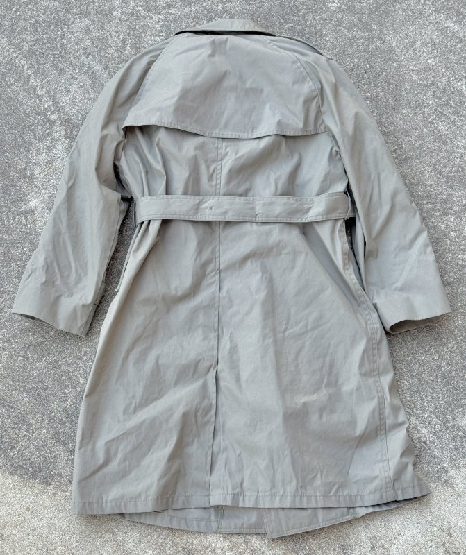 画像2: 米軍実物 海兵隊　トレンチコート　38XS (2)