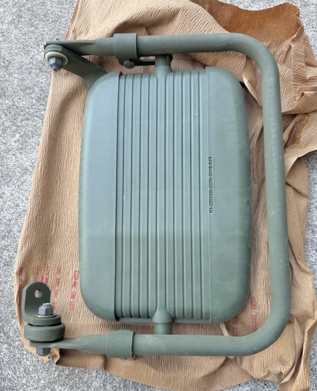 画像9: 米軍実物 ハンヴィー ハマー サイド ミラー　セット (9)