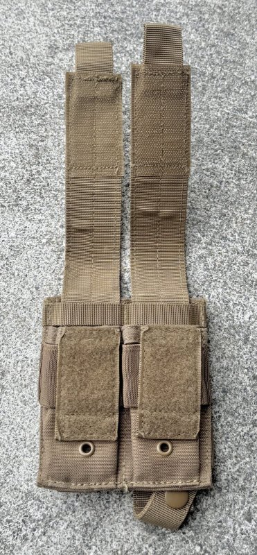 画像3: 米軍放出品 CONDOR ポーチ 9mm ダブル マガジンコヨーテ (3)