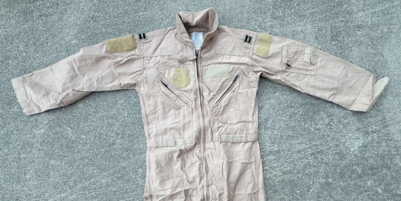 画像6: 米軍実物 CWU27/P　フライトスーツ　タン　38R (6)