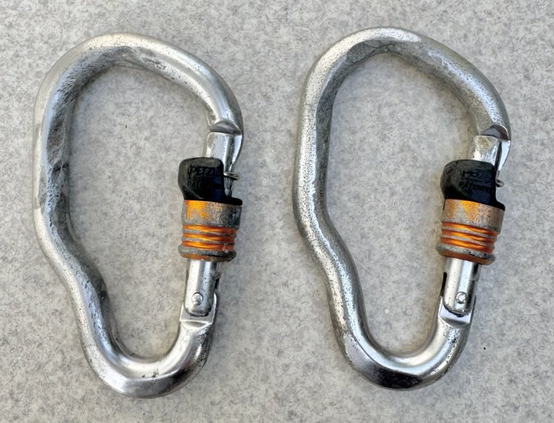 画像6: 米軍放出品 Petzl Vertigo ペツル・ヴェルティゴ カラビナ 2個 (6)
