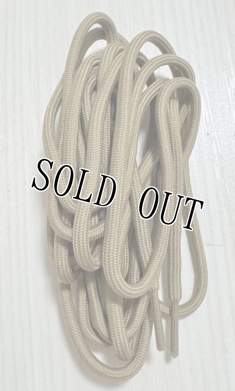 画像1: 米軍放出品 VANGUARD BOOT LACES 72 TAN (1)