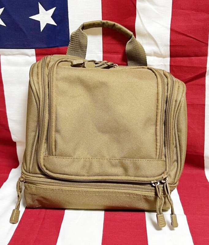 画像1: 米軍放出品 USMC Mercury Tactical Gear コヨーテトラベルポーチ (1)