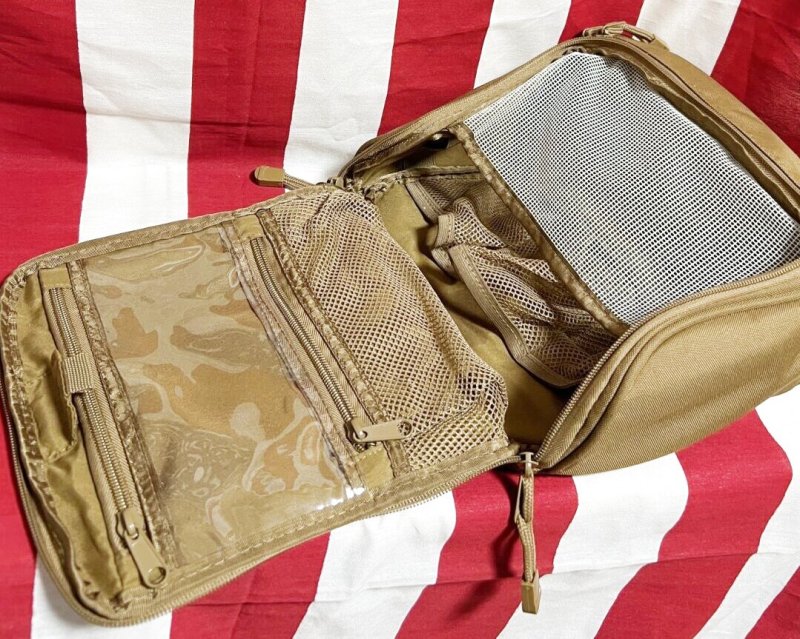 画像3: 米軍放出品 USMC Mercury Tactical Gear コヨーテトラベルポーチ (3)