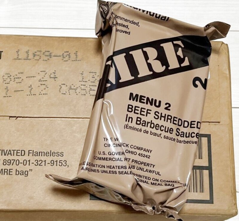 画像1: 米軍実物 2024年検 【ワーニック社】 MREレーション/戦闘食　MENU-2 (1)