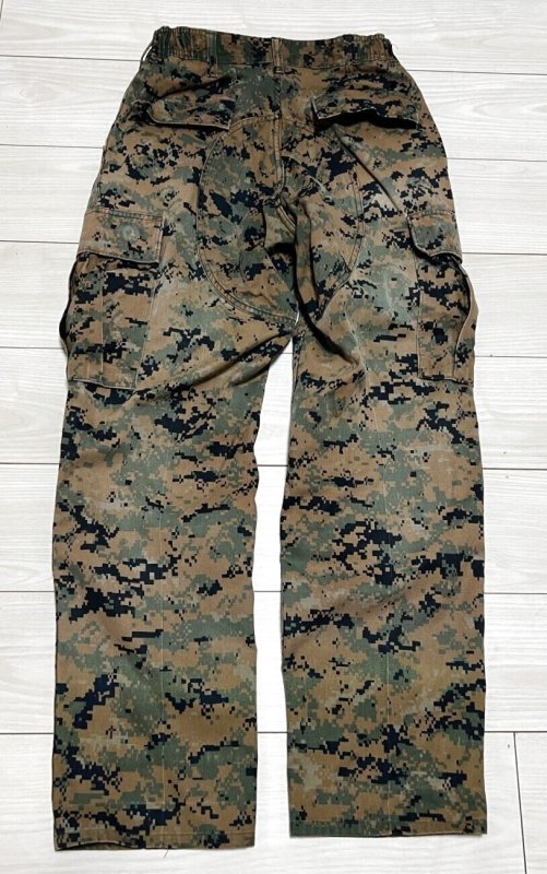 画像2: 海兵隊実物 USMC　ウッドマーパットパンツ　SMALL-SHORT (2)