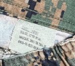 画像4: 海兵隊実物 USMC　ウッドマーパットパンツ　SMALL-SHORT (4)